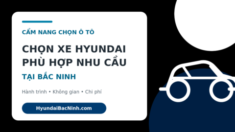 Kinh nghiệm chọn xe Hyundai phù hợp nhu cầu tại Bắc Ninh
